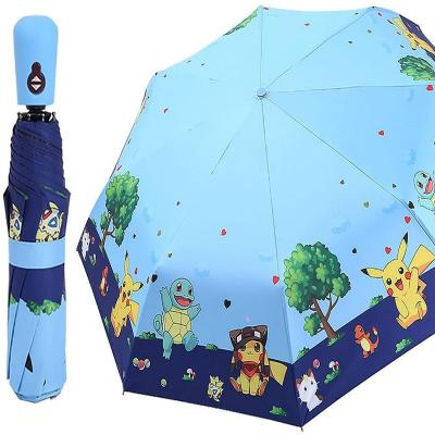 China Contemporary Promotional Wholesale Cheap Color Kids Automatic Umbrella With Custom Printed Logo for sale