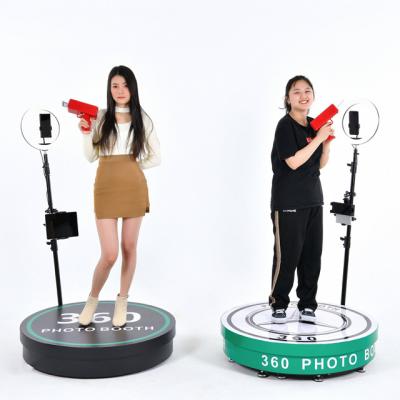 China 2022 Ratotaing New 360 Video Booth 360 Video Booth 80cm/100cm Automatic Photo Booth 80cm/100cm for sale