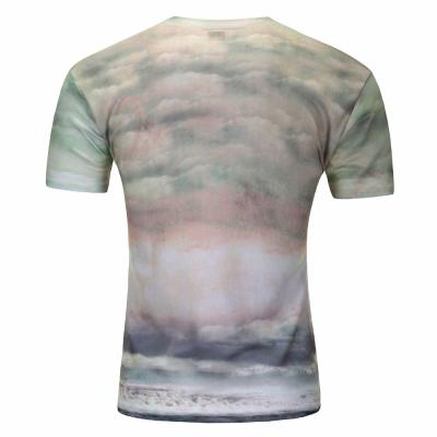 China Wholesale Cheap Blank Anti-wrinkle 100 Polyester Sublimation T Shirts Men for sale