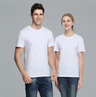 China 100% Polyester High Quality Anti-Shrink 100% Polyester Unisex T-shirt T-shirt Blank Custom Logo for sale