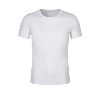 China 100% Polyester 3D Printing Custom Anti Shrink T Shirt Mens White Crew T-Shirt for sale