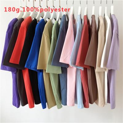 China Custom Cheap Wholesale 100 Anti Shrink Polyester T Shirt Men Blanket T Shirts for sale