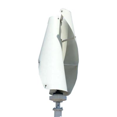 China Home Use 600w 24v 48v 96v 120v Vertical Helix Wind Turbine Generator With 2 Blades For Roof Garden Use No Noise for sale