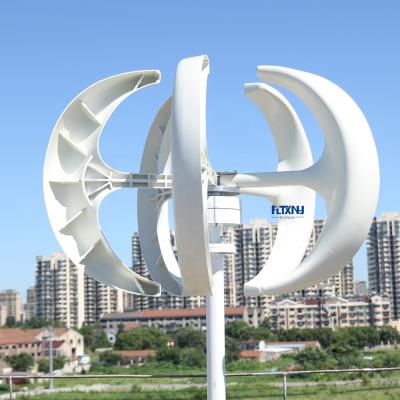 China FLTXNY Free energy 300W 12v 24v 48v vertical wind turbine generator for sale