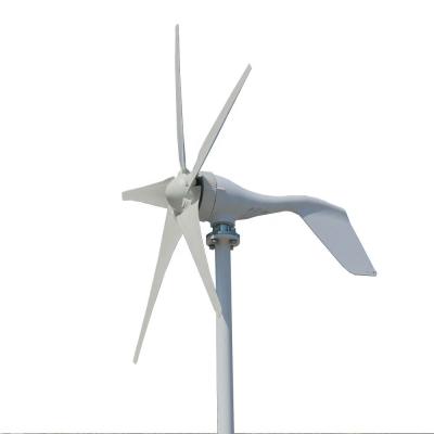 China streetlights use horizontal wind turbine 300w 400w wind kit 12v 24v 6 blades wind power generator for home for sale