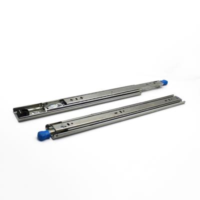 China Heavy Duty Furniture 3 Fold Full Extension Ball Bearing Drawer Slide Rail for sale