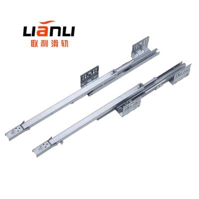 China Traditional Metal Drawer Box Slide Rail Soft Narrow Rail Box for sale