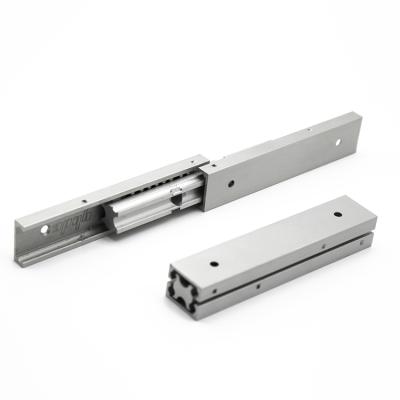 China Aluminum Linear Cabinets Slide SAR3 Double Extension 300 Length for sale