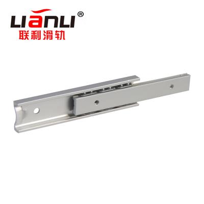 China LIANLI Slide Rail Aluminum Alloy Material 16mm Width Traditional Slide Rail Two Piece Slide Rail for sale