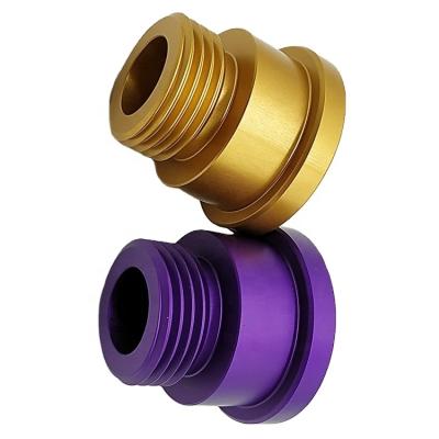 China Custom Precision CNC Aluminum Turning Parts Of Industrial Equipment And Various Color Anodized for sale