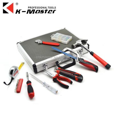 China High Quality Factory Direct Sales 19 Pcs DIY Tools Box K-mastet Aluminum Alloy Tool Kit Household Tool Kit, Hard Case KMT-S003 for sale