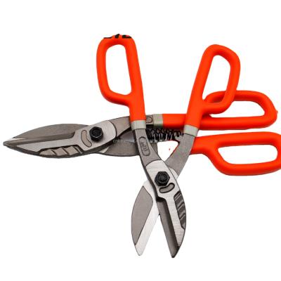 China Cutting K-Master 12 Inch Rubber Cutting Shears Tin Snips Sheet Shears Garden Iron Scissors American Tinman Universal Sharp Cut for sale