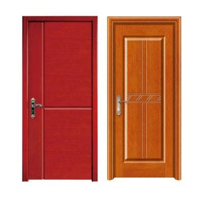 China Modern Modern Wooden Toilet Doors High Density Fiberboard Internal Wooden Swing Door for sale