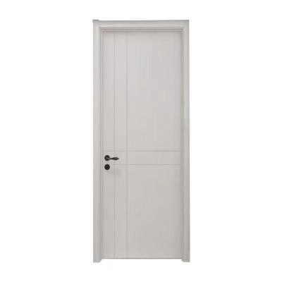 China Modern high quality color doors paint doors with interior smooth exterior flow white wooden door for sale