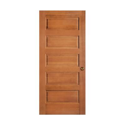 China Modern White Contemporary Interior Doors KQFP-2 Teak Design Bedroom Old Solid Wood Wooden Doors) ( for sale