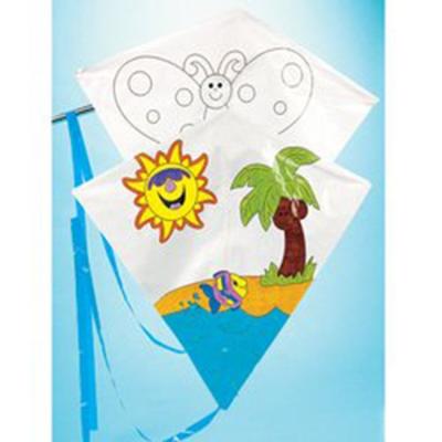 China Professional Factory DIY Polyester Custom Kites For Painting Kids DIY Kites for sale