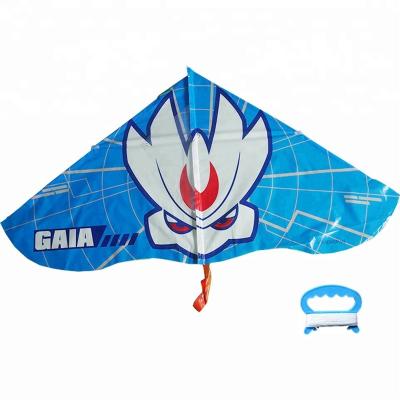 China Custom design PE plastic material delta/triangles plastic children's cartoon kite for sale