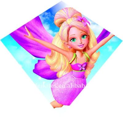 China Plastic LED kite with LED light in witch's eyes for sale