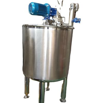 China Factory Food Grade Stainless Steel Mixing Tank Electrically Heated Stirring Tank With Agitator for sale