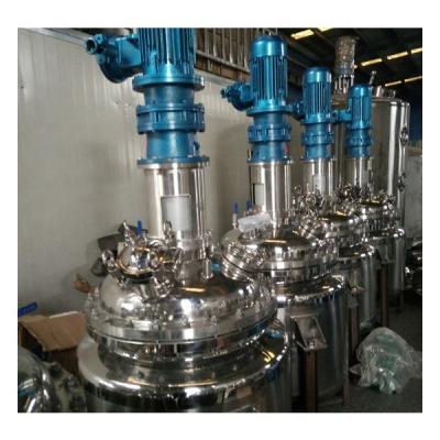 China 1000L Stainless Steel Homogenizer Viscous Liquid Mixing Equipment 1000L Electric and Steam Heating Mixing Tank for sale