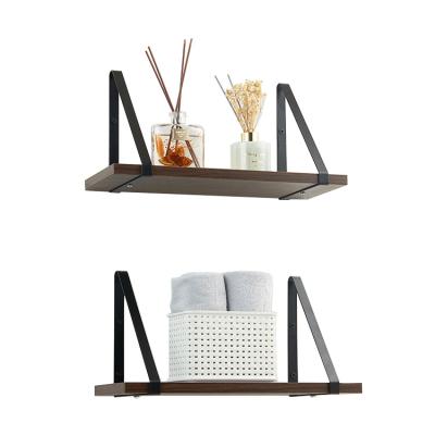 China (Size) 2021 Adjustable Simple Modern Mounted Floating Black Floating Shelf Wall Set 2 Shelf Rustic Iron Shelves for sale