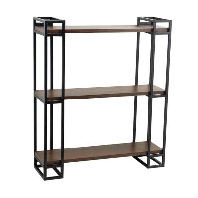 China Nordic 3-Layer Black Home Gold Vintage Shelves Bathroom Iron Art Wall Simple Wall Shelf Black Adjustable Metal for sale