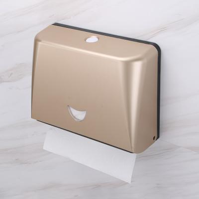 China Modern ABS Dispenser Holder Plastic Large Capacity Toilet Paper Napkin Wall Mounted Manual Paper Dispenser for sale