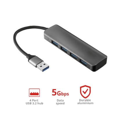 중국 어댑터 USB A Usb C USB A 3.0x4 허브 데스크톱 설정을 위한 쉬운 데이터 전송 판매용