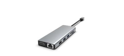 Китай Станция стыковки USB C Hub для ноутбуков MacBook USB C для двойных мониторов HDMI для Windows USB C Hub Adapter продается