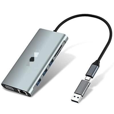 中国 60Hz/30Hz ディスプレイサポート USB Type-C アダプタ 販売のため