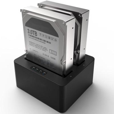 China 6Gbps SATA I/II/III Duplicador de disco rígido HDD externo e clonador com modos de clonagem de disco inteiro à venda