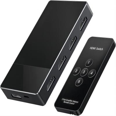 China 3 in 1 Out HDMI Switch Aluminium HDMI Splitter mit Fernbedienung HDMI Switcher unterstützt 4K 3D HD Monitor zu verkaufen