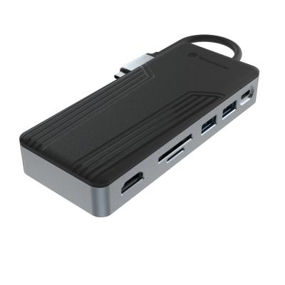 China Aluminium-USB-C-Hub 9 in 1 Typ-C-Dockingstation mit SSD-Gehäuse Multifunktional zu verkaufen