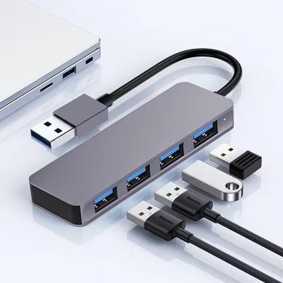 中国 High Speed 4 Port USB 3.0 HUB 5Gbps USB C Portable With Power Adapter for PC Mac Laptop 販売のため