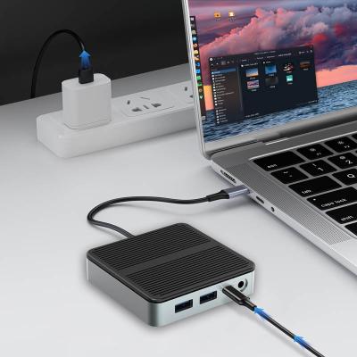 Chine Transfert de données rapide 9 en 1 Port USB 3.0 Hub type C Port à adaptateur HDMI à vendre