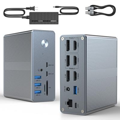 China Diseño compacto USB-C Multiport Docking La solución definitiva para los usuarios de Chrome OS en venta