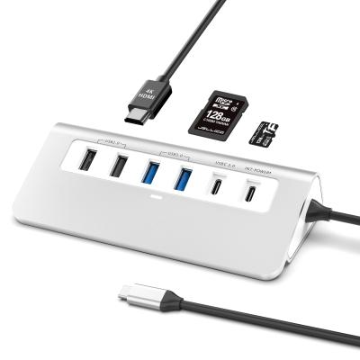 China P9 USB C Hub 9 in 1 Ports USB-C Docking Station and Easy Plug And Play Connectivity for sale