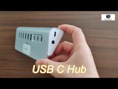 11 in 1 usb c hub 6 usb 3.1 ports and oem/odm logo for fast data transfer