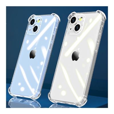 China Shockproof Imprue Factory Shockproof phone case For iphone13 case TPU clear case for iphone XR 12 pro max 14 mobile cover phone accessories for sale