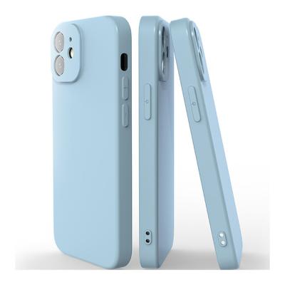 China Imprue New Arrival Matte Soft Silicone Shockproof Mobile Phone Shockproof Cover for Iphone 13 12 X Xs 7 8 plus Max Camera Protective Case for sale