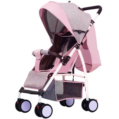 China Factory Wholesale Baby Carrier Travel Baby Stroller 3 in 1 Baby Carriage with Car Seat Folding Luxury Pram for Baby for sale