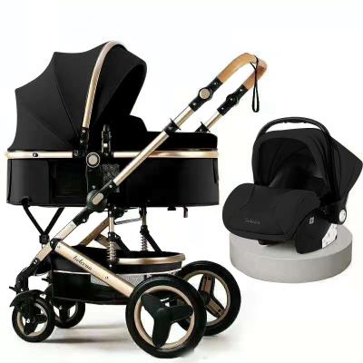 China Wholesale Baby Carrier Baby Travel Good Quality 3 in 1 Pram Baby Stroller Child Carriage for Sale Include Baby Stroller Basket for sale