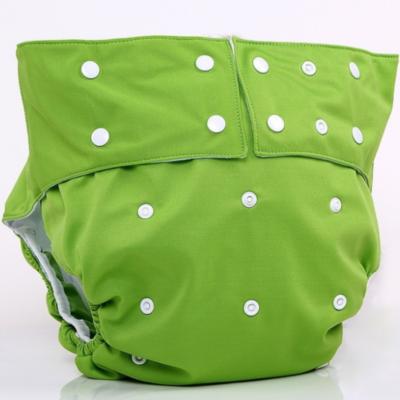 China Absorption Washable Reusable Adult Soft Cloth Printed Adult Diaper Cloth Diaper for sale