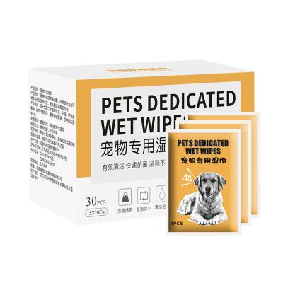 China Viable Dog Cat Pet Wet Tissues Wipe for sale