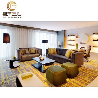 China Luxury Hotel Leisure Sectional Sofa Furniture Set Wholesale Modern Five Star Hotel Sofa Factory for sale