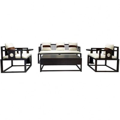 China Latest Solid Wood L Shaped Sectional Modern Couch Sofa Set from Sofa Wholesale for sale