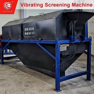 Cina 2-20mm Size Vibrating Fertilizer Screening Machine Organic Fertilizer Production Line Equipment in vendita