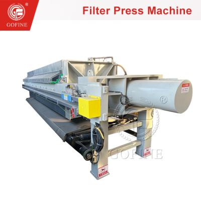 China Lavagem de carvão sob alta pressão Câmara de mineração de Kaolino Lodo Dewatering Filter Press à venda