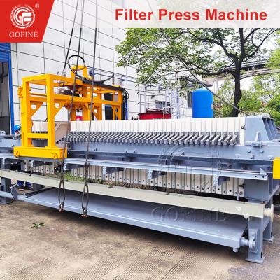 China Large Capacity Poultry Manure Wastewater Treatment Plant Filter Press zu verkaufen