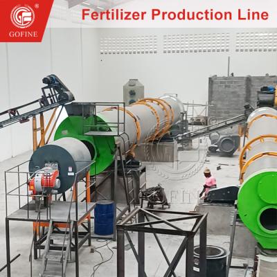 China Animal Manure Humic Acid Organic Fertilizer Production Line For Sale for sale